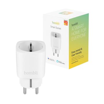 Hombli Smart Plug met energiemeter | Wit