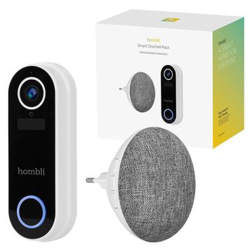 Smart Deurbel + Chime 2 | 1080p | Wifi (Hombli, Wit)