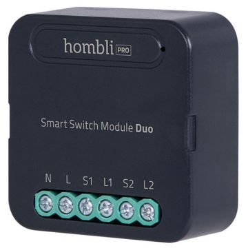 Smart Inbouwschakelaar Duo | Wifi (Hombli)