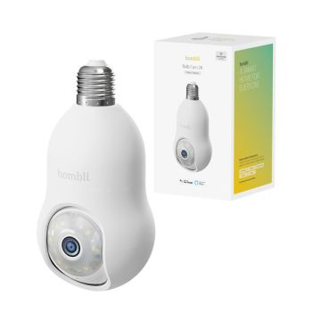 Hombli Smart Bulb E27 Cam | 2K | Wit