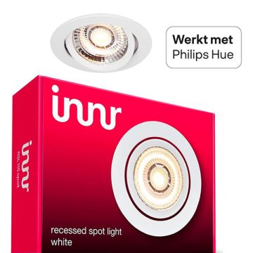 Innr Zigbee inbouwspot uitbreiding | 2700K | Werkt met Philips Hue | 5W