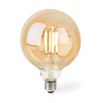 Nedis Smart lamp E27 | Globe G125 | 1800-3000K | Filament | Goud | 806 lumen | 7W