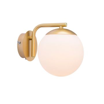 Nordlux Wandlamp E14 | Grant | Glas | Messing