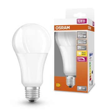 Osram LED lamp E27 | Peer A60 | Mat | 2700K | Dimbaar | 20W (150W)