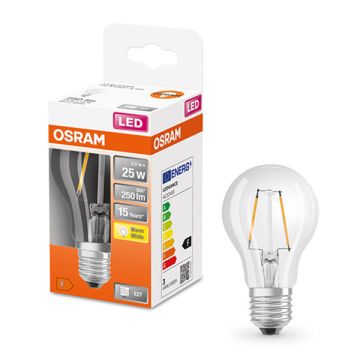 Osram LED lamp E27 | Peer A60 | Filament | Helder | 2700K | 2.5W (25W)