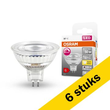 Aanbieding: 6x Osram GU5.3 LED spot | 2700K | Dimbaar | 8W (50W)