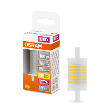 Osram R7S LED lamp | Staaflamp | 78mm | 2700K | Dimbaar | 12W (100W)