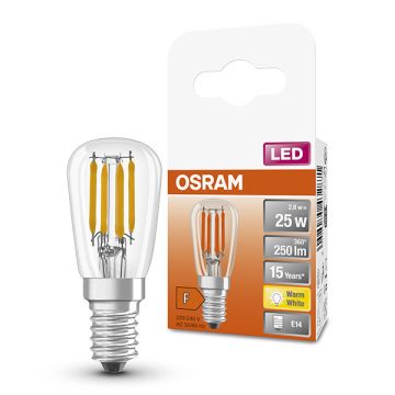 Osram LED lamp E14 | Buis T26 | Filament | Helder | 2700K | 2.8W (25W)