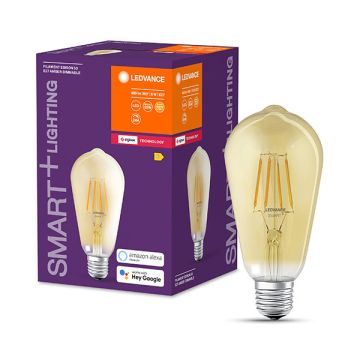 Ledvance SMART+ ZB | E27 | Edison ST64 | 2400K | Goud | 680 lumen | 6W