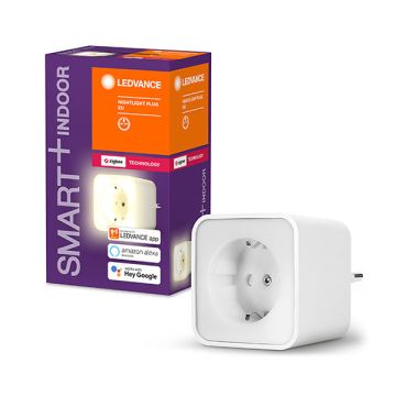 Ledvance SMART+ ZB | Smart Plug met nachtlicht | Max. 3680W | Wit