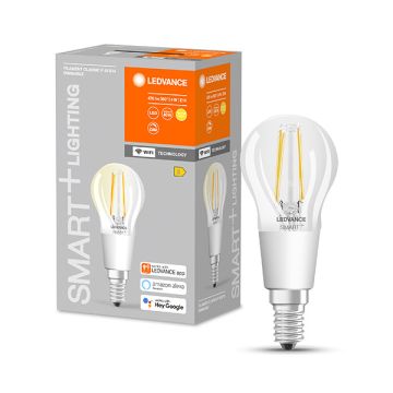 Ledvance SMART+ WiFi | E14 | Kogel P40 | 2700K | Helder | 470 lumen | 4W