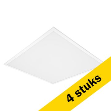 Aanbieding: 4x Ledvance Led paneel 60x60 cm | 3000K | Warm Wit (830) | UGR25 | 3640 lumen | 28W