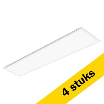 Aanbieding: 4x Ledvance Led paneel 30x120 cm | 4000K | Helder Wit (840) | UGR19 | 3630 lumen | 33W