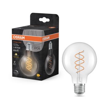 Osram LED lamp E27 | Globe G80 | Helder | Filament | 2700K | Dimbaar | 7.2W (60W)