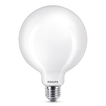 Philips LED lamp E27 | Globe G120 | Mat | 2700K | 7W (60W)