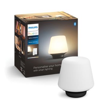 Philips Hue Wellness Tafellamp | Zwart | White Ambiance | incl. dimmer switch