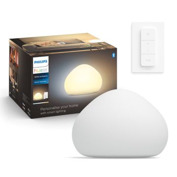 Philips Hue Wellner Tafellamp | Zwart | White Ambiance | incl. dimmer switch