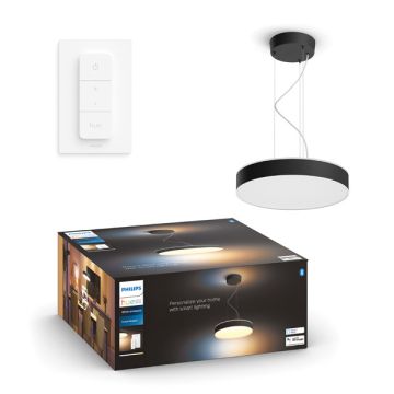 Philips Hue Enrave Hanglamp | Zwart | White Ambiance | incl. dimmer switch