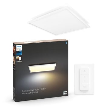 Philips Hue Aurelle Plafondlamp | 60x60 cm | White Ambiance | incl. dimmer switch