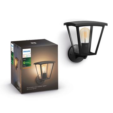 Philips Hue Outdoor Inara wandlantaarn zwart | White