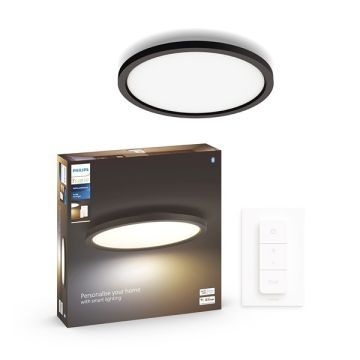 Philips Hue Aurelle Plafondlamp Ø 39.5 cm | White Ambiance | Zwart | 21W