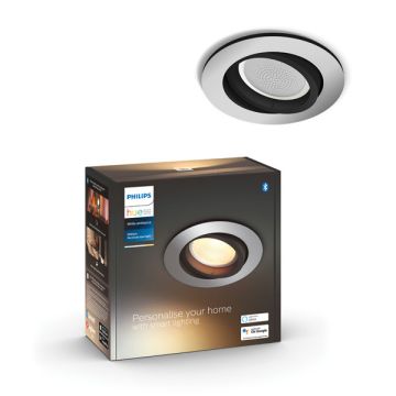 Philips Hue Inbouwspot | Milliskin | White Ambiance | Aluminium | 4.2W