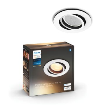 Philips Hue Inbouwspot | Milliskin | White Ambiance | Wit | 4.2W