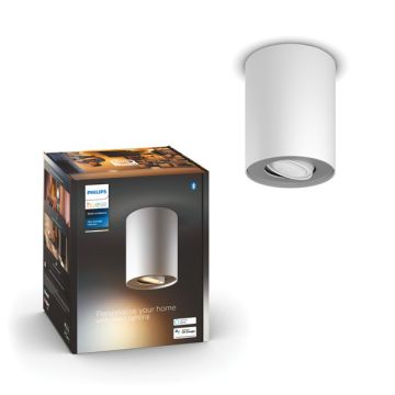 Philips Hue Opbouwspot | Pillar | White Ambiance | Wit | 4.2W