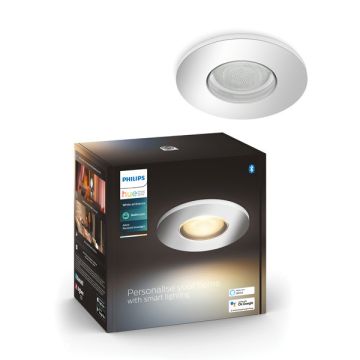 Philips Hue Adore Badkamer inbouwspot | Rond | Chroom | White Ambiance | 1 stuk