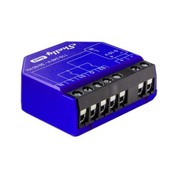 Shelly Dimmer 0/1-10V PM Gen3 module | Bluetooth, WiFi | Blauw