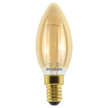 Sylvania LED lamp E14 | Kaars C35 | Filament | Goud | 2500K | 2.5W (23W)