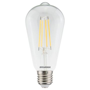 Sylvania LED lamp E27 | Edison ST64 | Filament | 2700K | Dimbaar | 7W (60W)