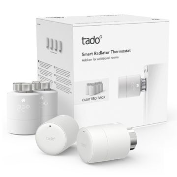 Tado Slimme Radiatorknop (4 stuks)