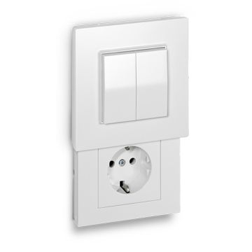 TCS Friends of Hue schakelaar met Hidden Socket Wit (NL)