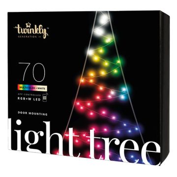 Twinkly Deurkerstboom RGBW | 2 meter (70 leds, Wifi, IP44)