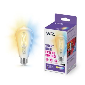 WiZ Smart lamp E27 | Edison ST64 | Filament | Helder | 2700-6500K | 7W (60W)