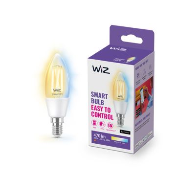 WiZ Smart lamp E14 | Kaars C35 | Filament | Helder | 2700-6500K | 4.9W (40W)