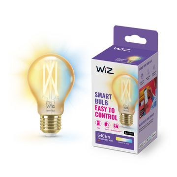 WiZ Smart lamp E27 | Peer A60 | Filament | Amber | 2000-5000K | 7W (50W)