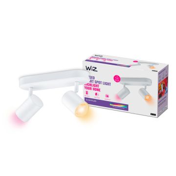 WiZ Slimme opbouwspot | Rond | Wit | RGB + 2200-6500K | 9.8W