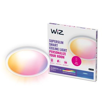 WiZ Smart plafondlamp | Rond | Wit | RGB + 2200-6500K | 22W