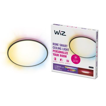 WiZ Smart plafondlamp | Rond | Zwart | 2700-6500K | 21W