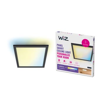 WiZ Smart plafondlamp | Vierkant | Zwart | 2700-6500K | 36W