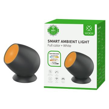 WOOX R5145 Smart Ambient lamp | 3000-6500K + RGB | 210 lumen | 2.2W (Zwart)