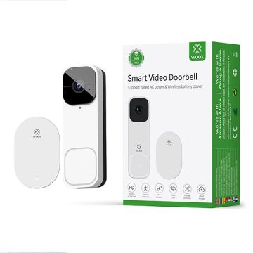 Woox R4331 Smart Video Doorbell + Chime | Wit