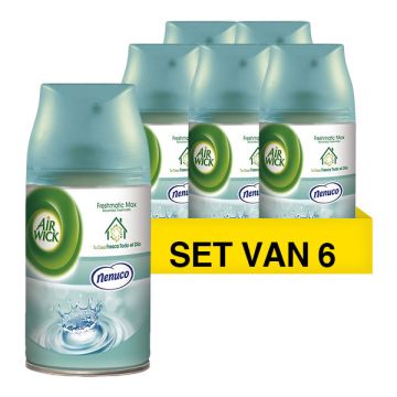 Aanbieding: 6x Air Wick Freshmatic Max spray navulling Nenuco (250 ml)