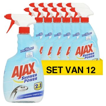 Aanbieding: 12x Ajax Shower Power spray (750 ml)