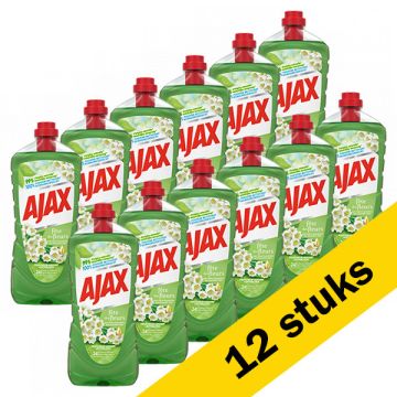 Aanbieding: Ajax allesreiniger White flower (12 flessen van 1,25 liter)