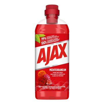 Ajax allesreiniger Mediterranean - Rode bloemen (1 liter)