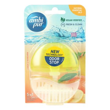 Ambi Pur 5-in-1 Toiletblok Lemon & Mandarin (1 stuk)