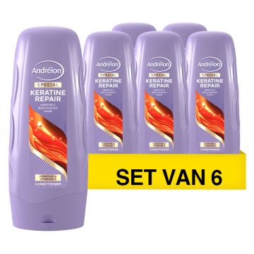 Aanbieding: Andrélon conditioner Keratine Repair (6 x 300 ml)